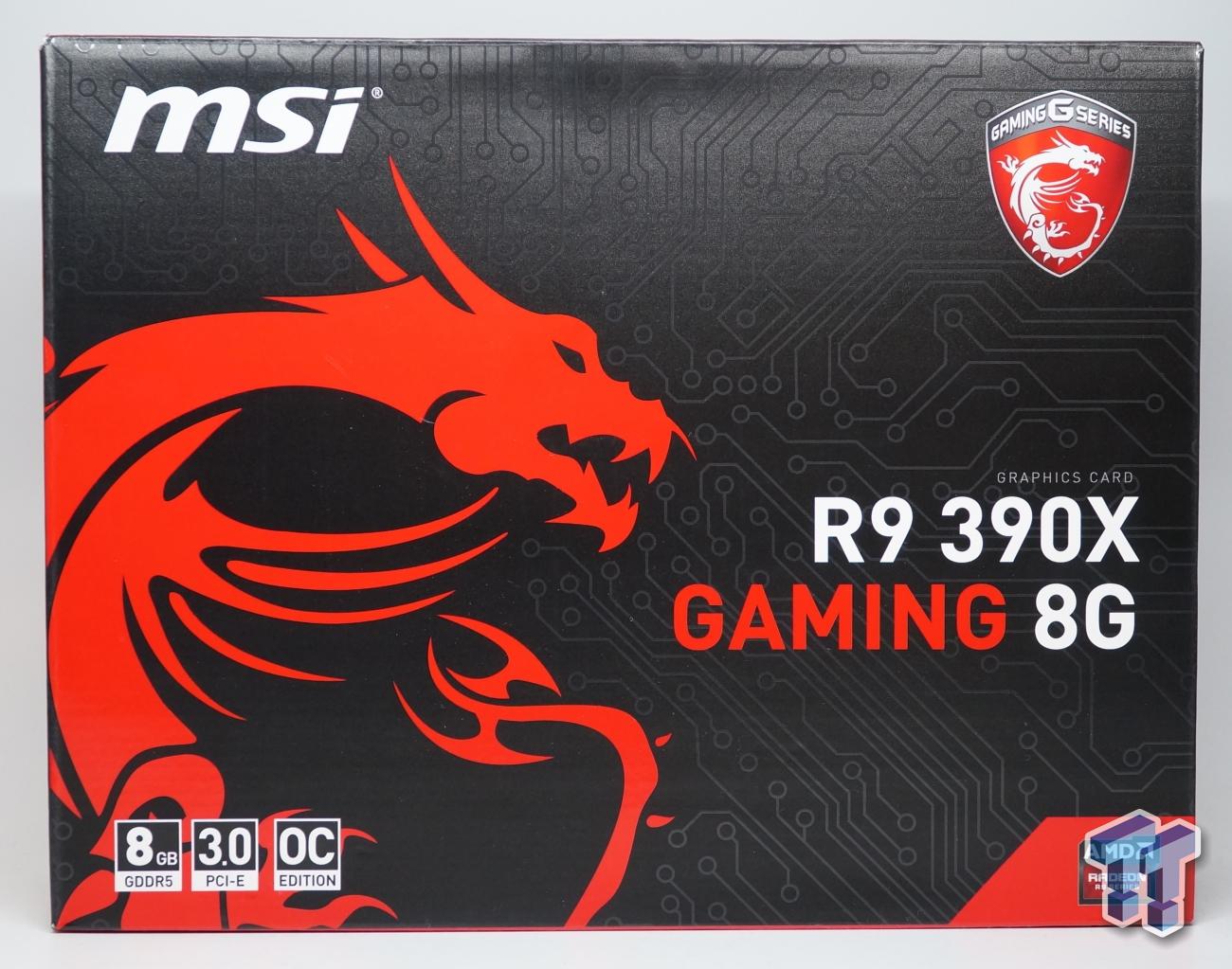 MSI Radeon R9 390X Gaming 8G Video Card 