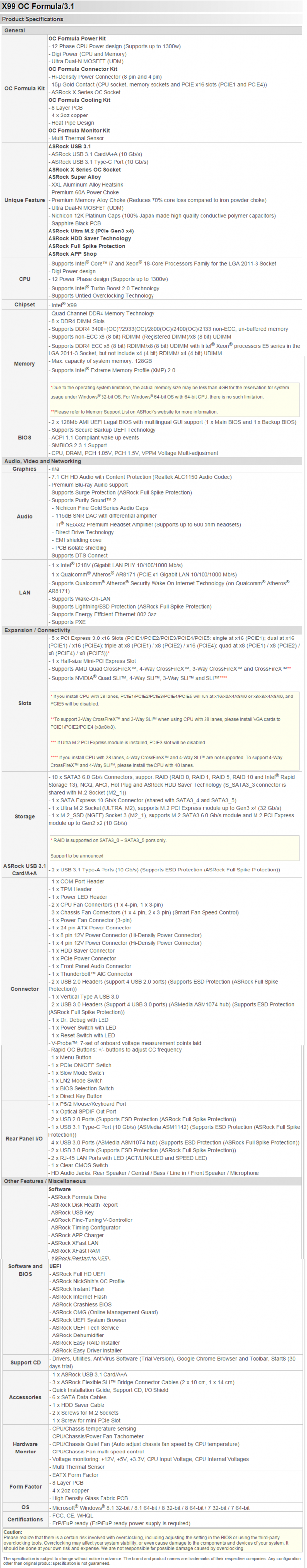 ASRock X99 OC Formula/3.1 (Intel X99) Motherboard Review 02