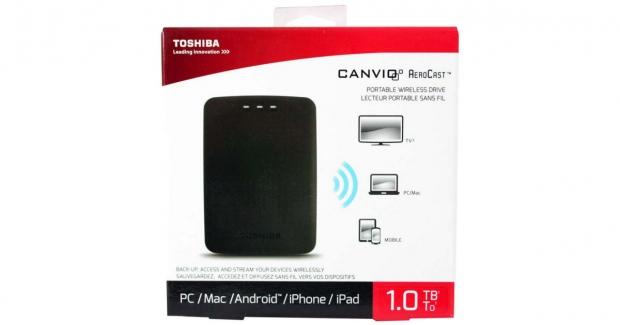 Toshiba Canvio AeroCast Mobile Wireless Storage Device