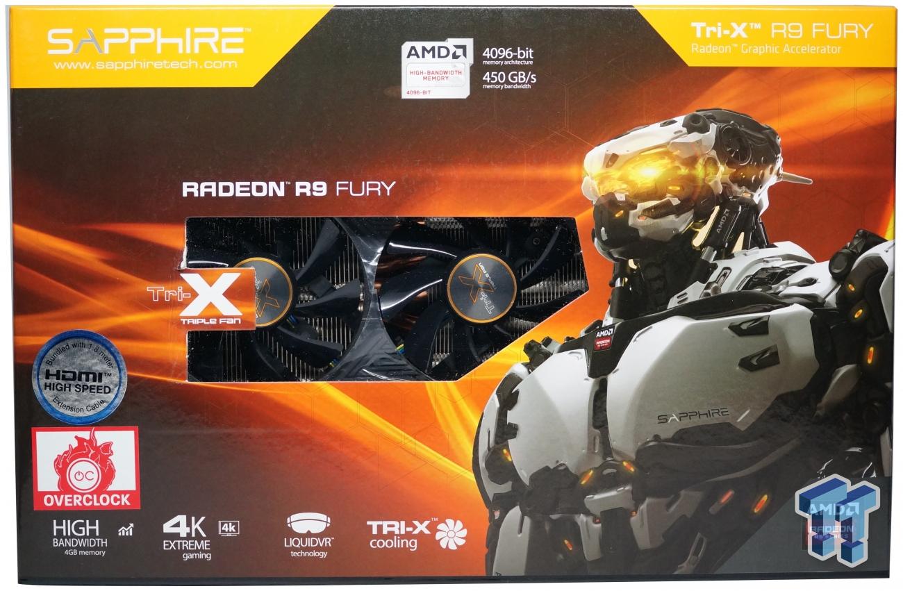 SAPPHIRE Tri-X Radeon R9 Fury Video Card Review - HBM, No Water Cooler