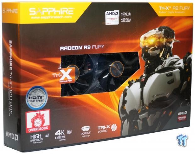 SAPPHIRE Tri-X Radeon R9 Fury Video Card Review - HBM, No Water Cooler 03