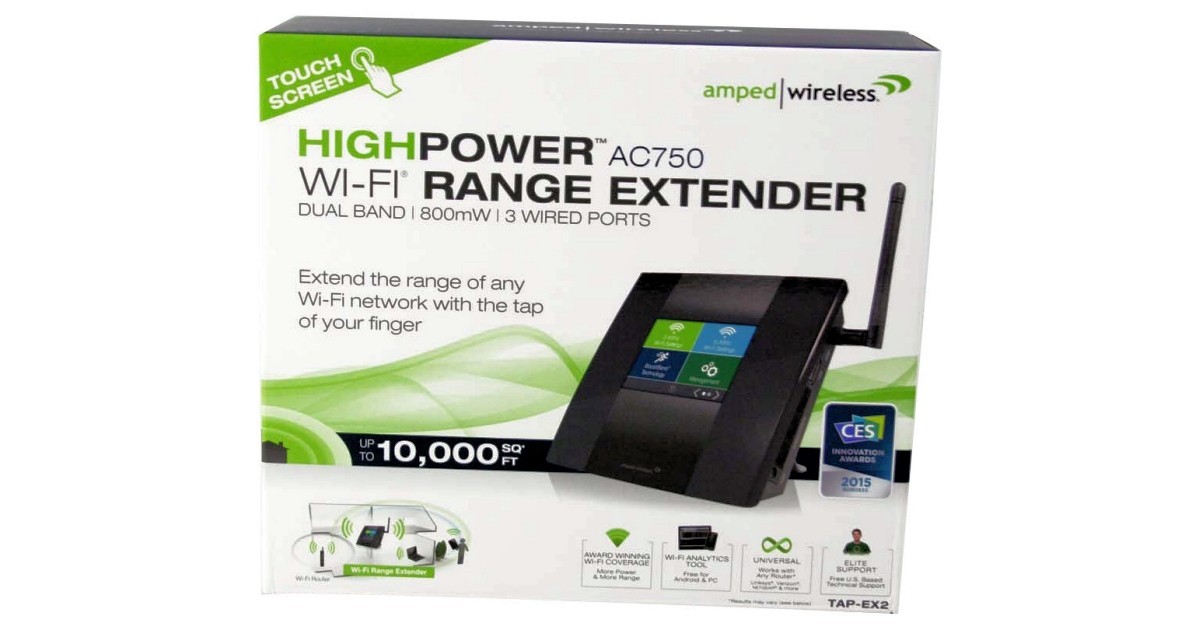 Amped Wireless TAP-EX2 AC750 Wireless Range Extender Review | TweakTown