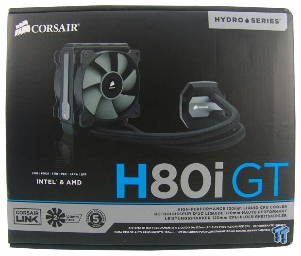 Springe billig en kreditor Corsair Hydro H80i GT High Performance Liquid CPU Cooler Review