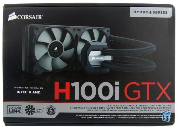 Overleve Det højt Corsair Hydro H100i GTX High Performance Liquid CPU Cooler Review