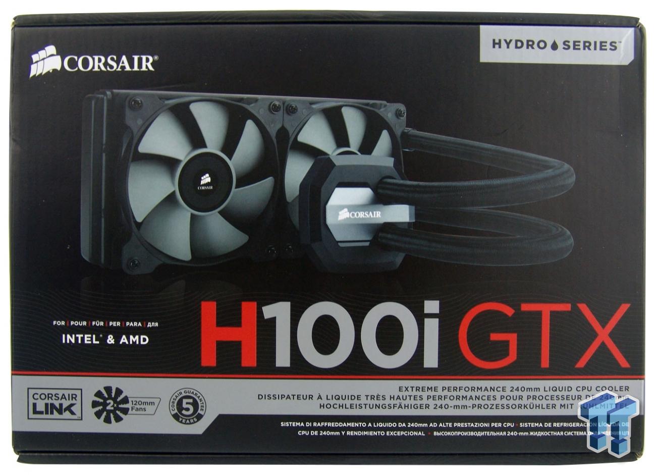 Corsair Hydro H100i GTX High Performance Liquid CPU Cooler