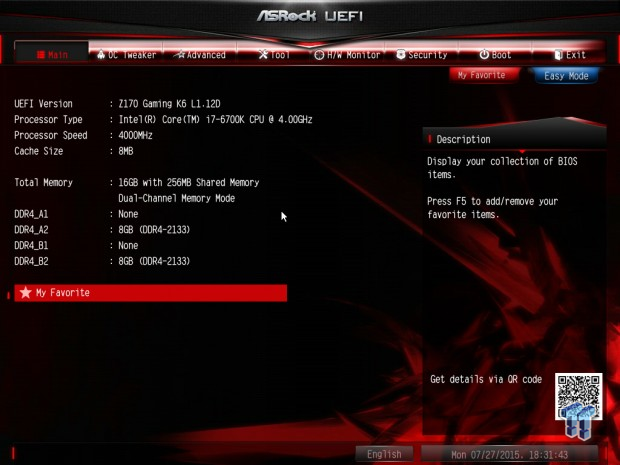 Open Gallery ASRock Fatal1ty Z170 Gaming K6 (Intel Z170) Motherboard Review 37