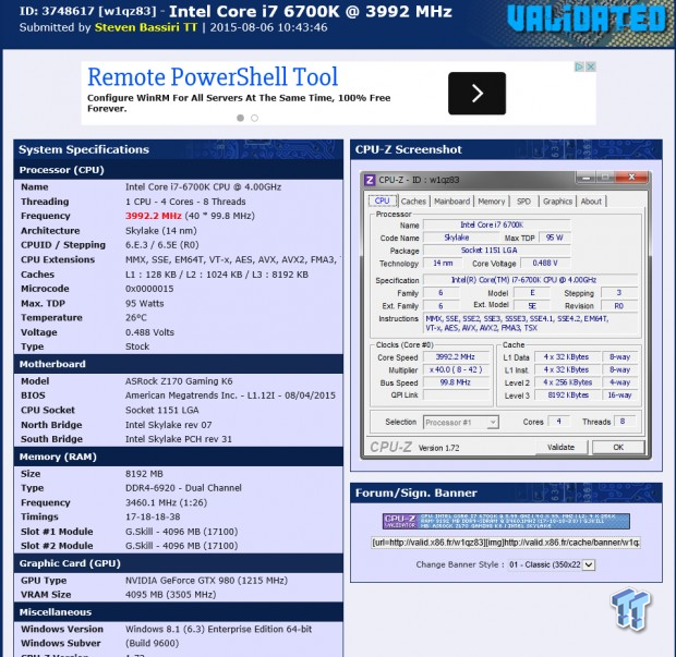 Open Gallery ASRock Fatal1ty Z170 Gaming K6 (Intel Z170) Motherboard Review 67