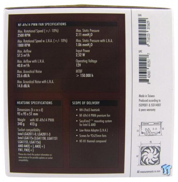 Noctua NH-L9x65 Low-Profile CPU Cooler Review 03
