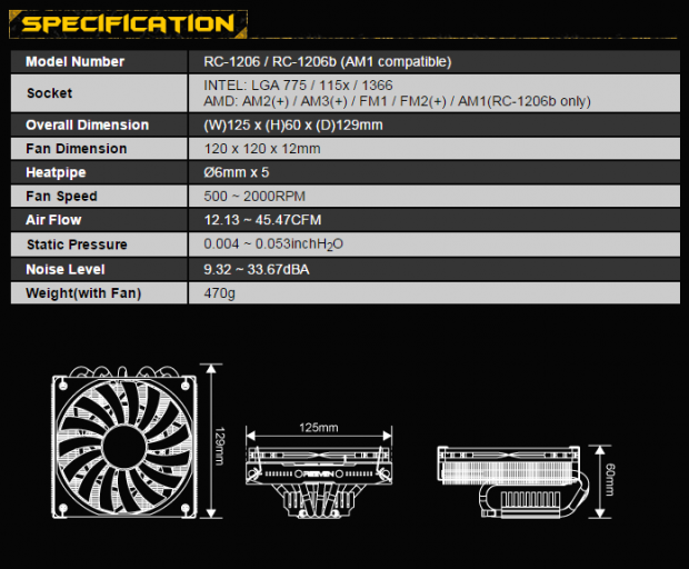 Reeven Steropes RC-1206 Low-Profile CPU Cooler Review 01