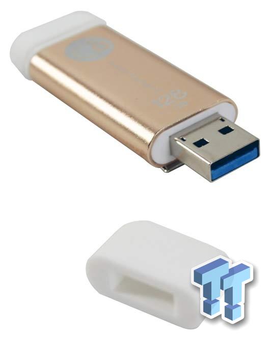 iKlips DUO 32GB Rose Gold-iPhone Lightning/USB 3.1 Dual-Interface Flash Drive 