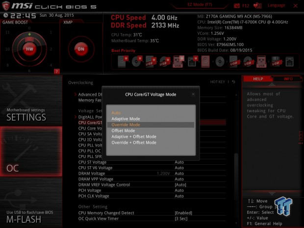 MSI Z170A Gaming M9 ACK (Intel Z170) Motherboard Review 70