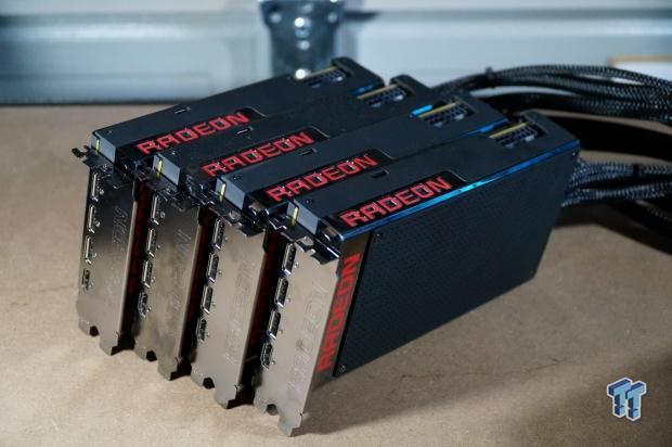 AMD Radeon R9 Fury X Video Cards in 4 