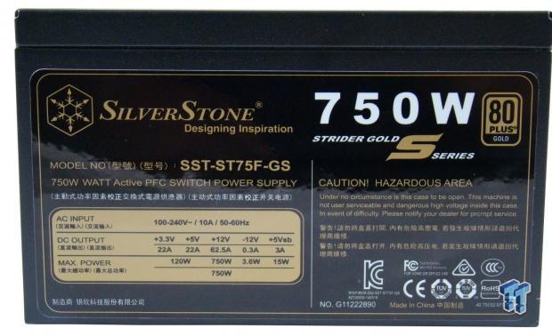 SilverStone SST-ST75F-GS V2 750W 80 Plus Gold Power Supply Review 12