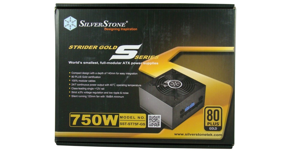 SilverStone SST-ST75F-GS V2 750W 80 Plus Gold Power Supply Review