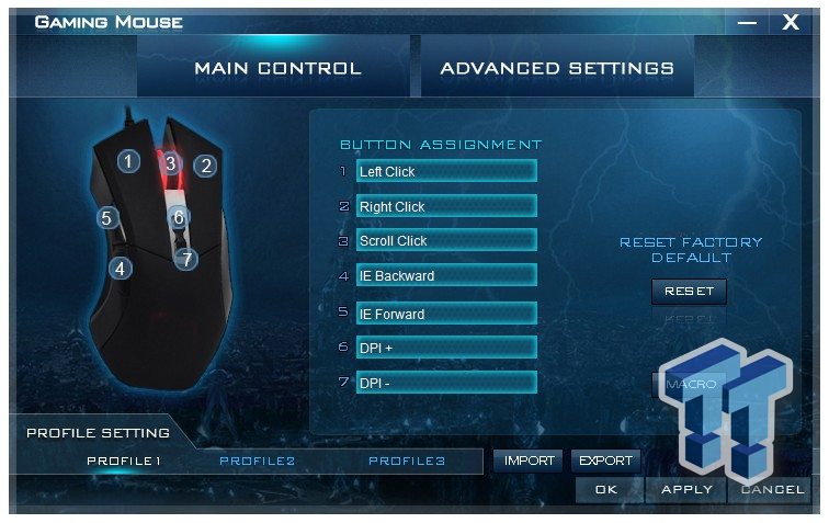etekcity gaming mouse 7 settings