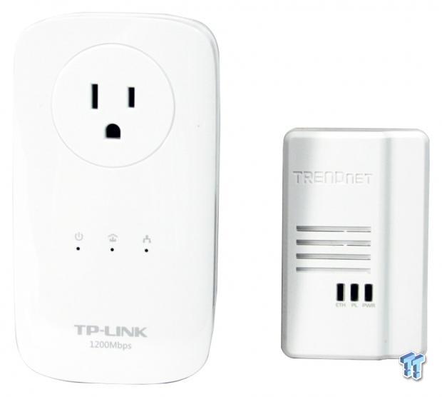 Adaptadores PLC Powerline Gigabit AV1200  TP Link TL-PA8030PKIT, blanco,  enchufe integrado