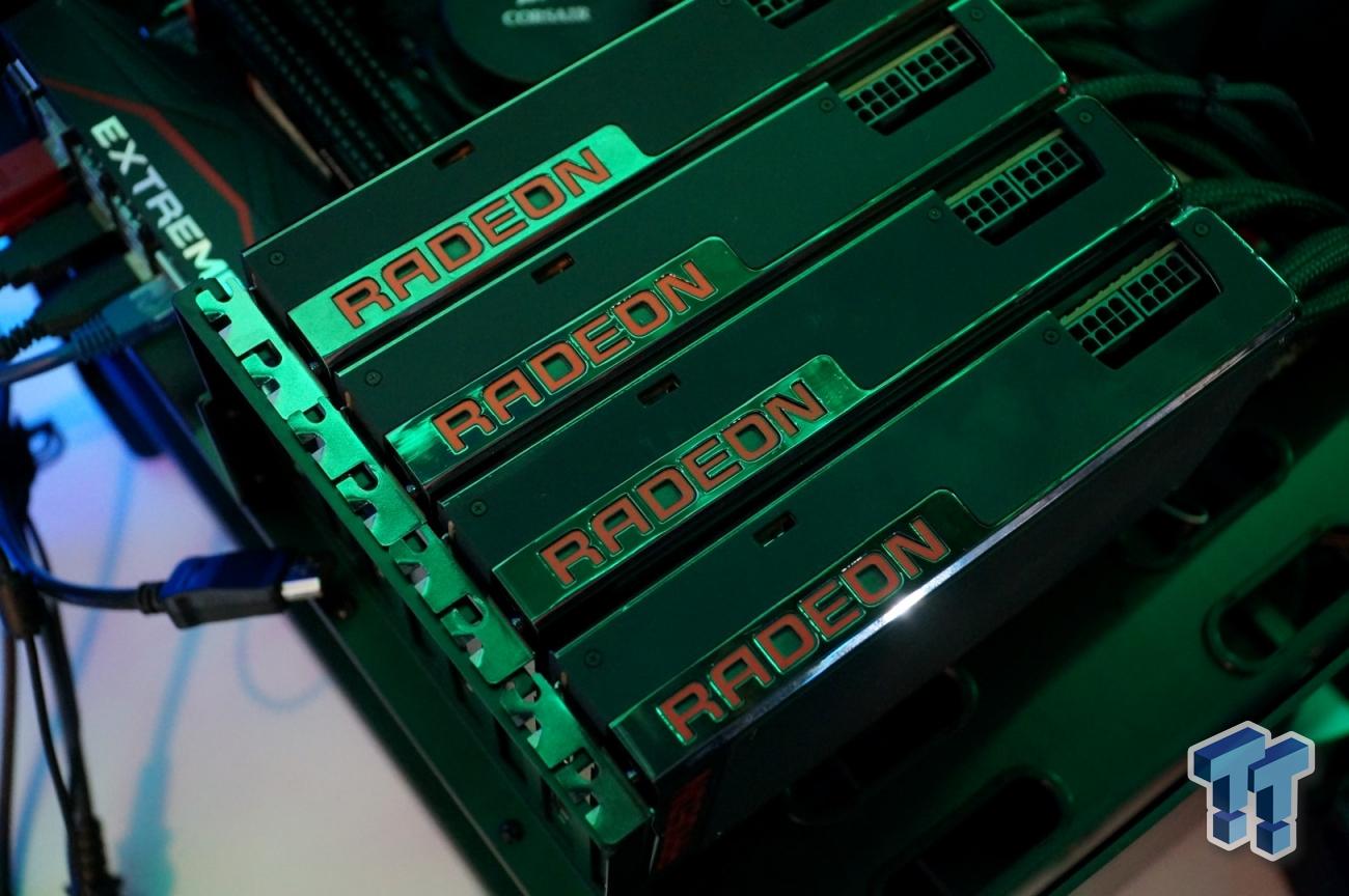 AMD Radeon R9 Fury X in 4-Way CrossFire at 11,520 x 2160 (Triple 4K)