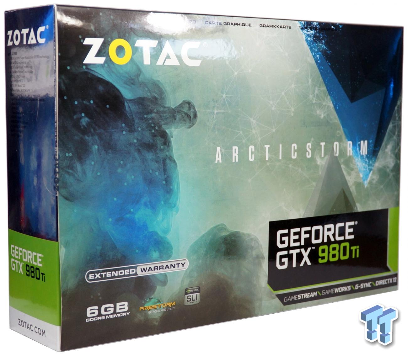 Zotac Geforce Gtx 980 Ti Arcticstorm Video Card Review Tweaktown