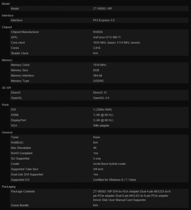 ZOTAC GeForce GTX 980 Ti ArcticStorm Video Card Review 333