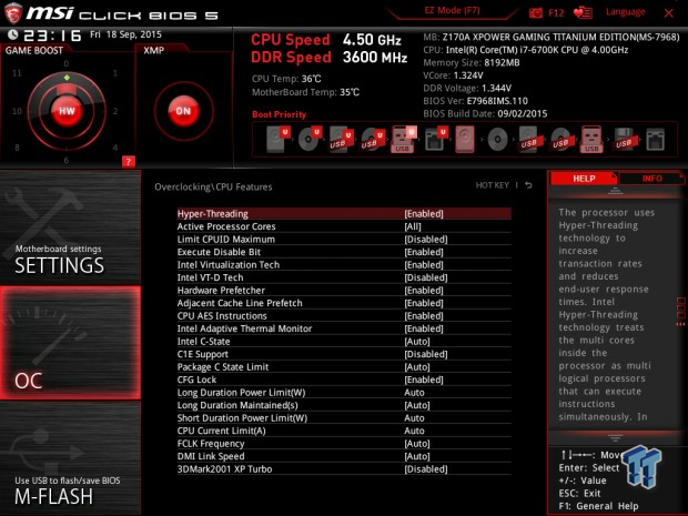 Open Gallery MSI Z170A XPOWER GAMING TITANIUM ED. (Intel Z170) Motherboard Review 74