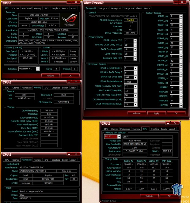 Open Gallery ASUS SABERTOOTH Z170 MARK 1 (Intel Z170) Motherboard Review 106