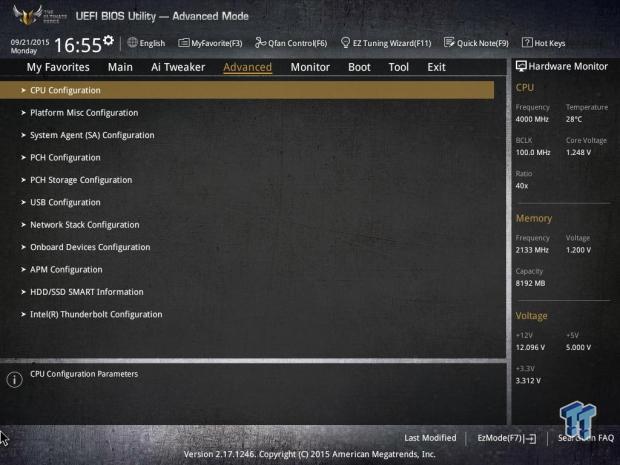 Open Gallery ASUS SABERTOOTH Z170 MARK 1 (Intel Z170) Motherboard Review 61
