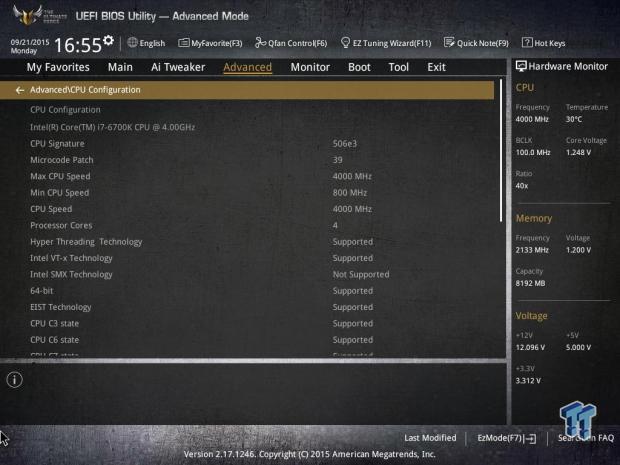 Open Gallery ASUS SABERTOOTH Z170 MARK 1 (Intel Z170) Motherboard Review 62