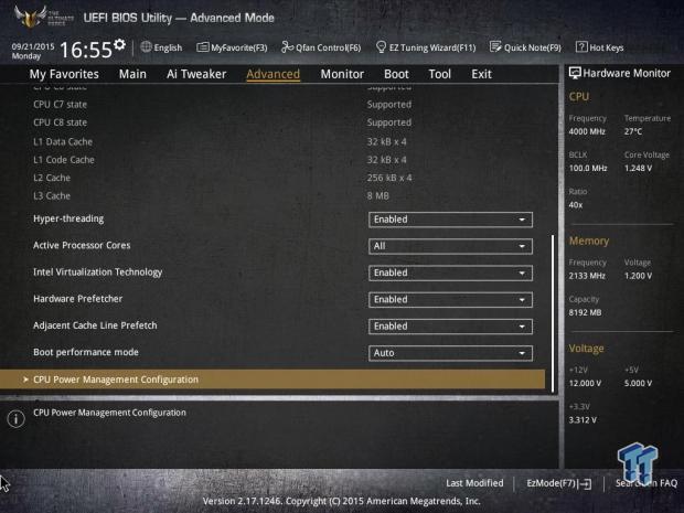 Open Gallery ASUS SABERTOOTH Z170 MARK 1 (Intel Z170) Motherboard Review 63