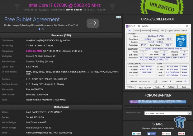 ASUS SABERTOOTH Z170 MARK 1 (Intel Z170) Motherboard Review 98