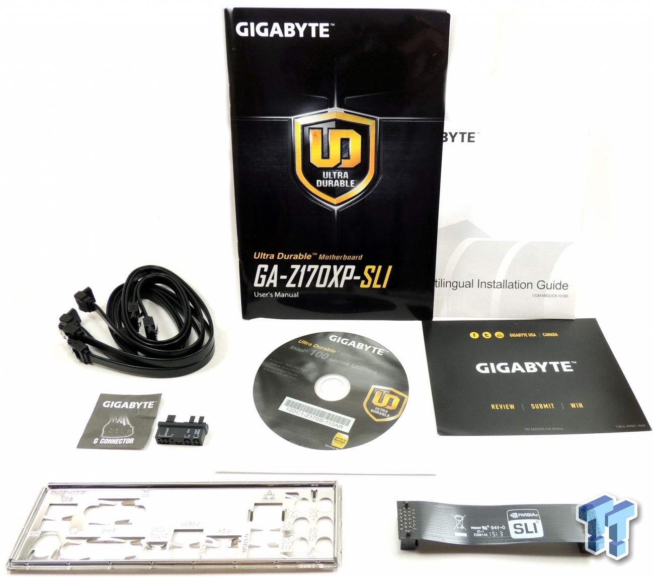 gigabyte ultra durable motherboard sli z170xp-sli