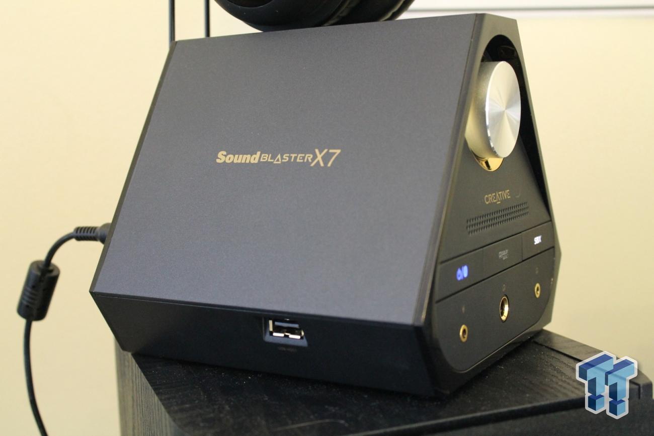 Creative Sound Blaster X7 External USB DAC Amplifier Review