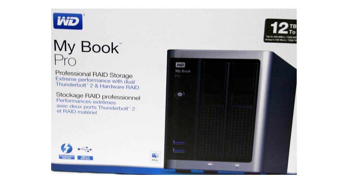 特別価格WD 4TB My Book Thunderbolt Duo Desktop RAID External Hard