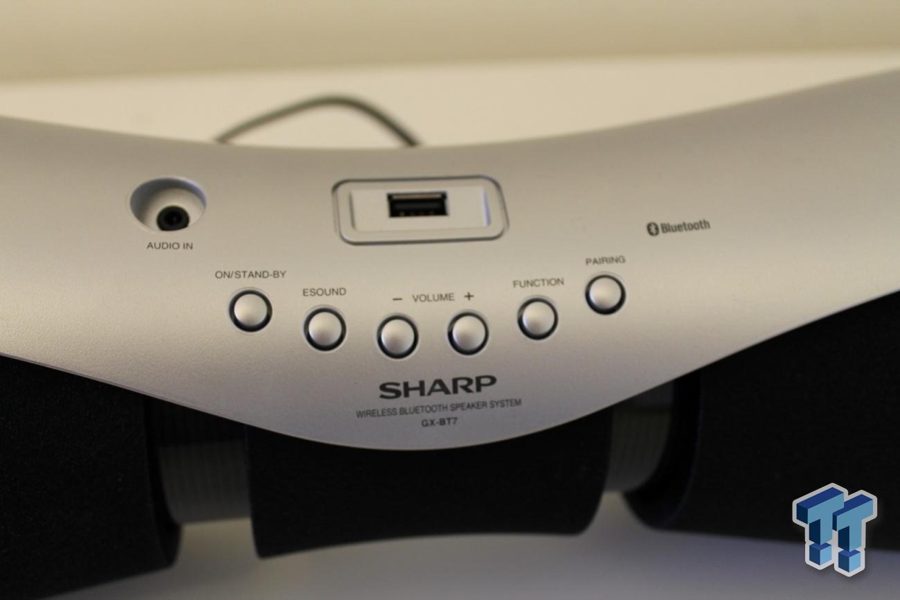 Sharp GX-BT7 2.1-Channel Wireless Bluetooth Speaker Review | TweakTown