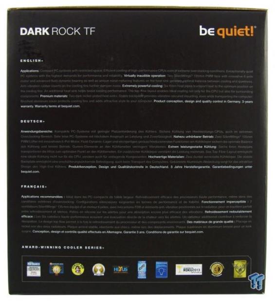 be quiet! Dark Rock TF Top Flow CPU Cooler Review 03