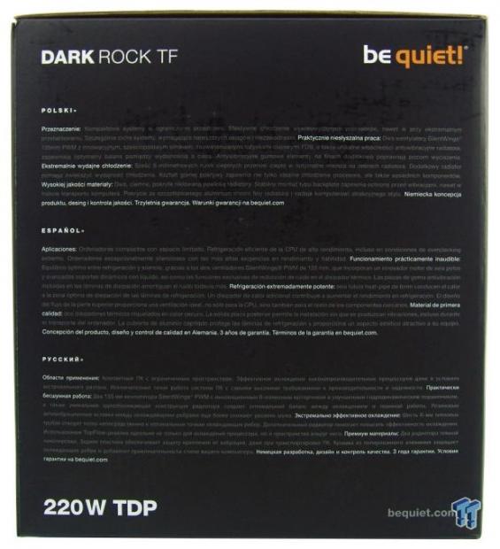 be quiet! Dark Rock TF Top Flow CPU Cooler Review 05