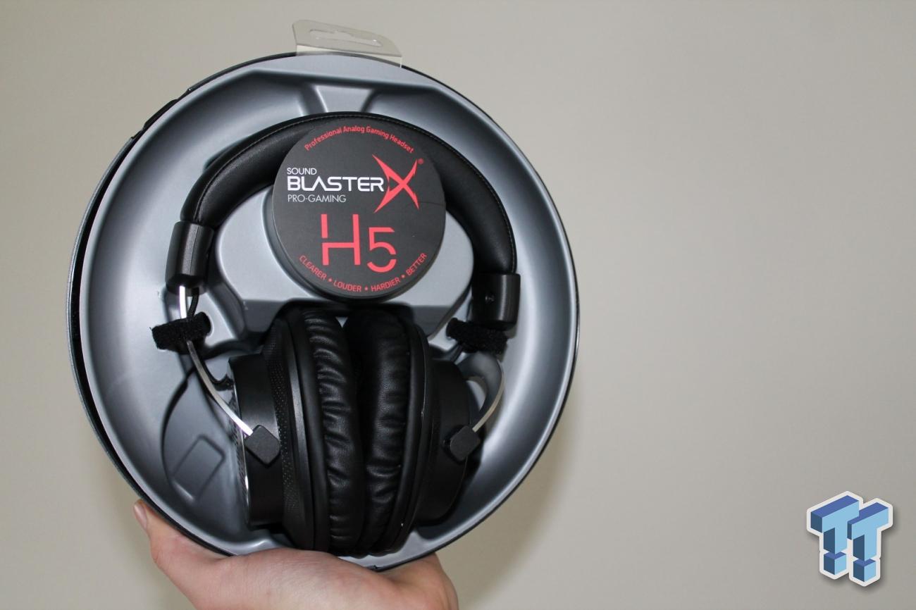 Creative Sound BlasterX Pro Gaming H5 Headset Review | TweakTown