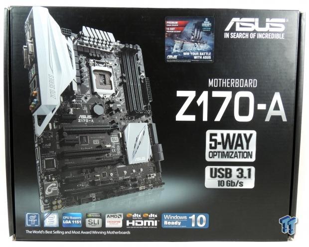 ASUS Z170-A (Intel Z170) Motherboard Review | TweakTown