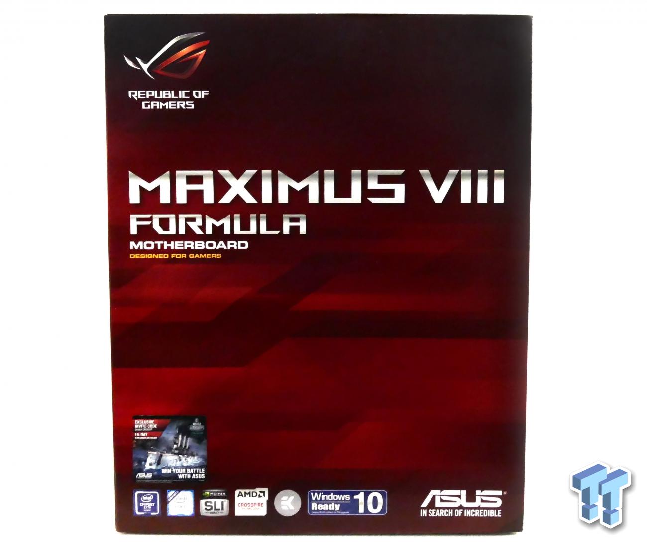 ROG MAXIMUS VIII FORMULA, Motherboards