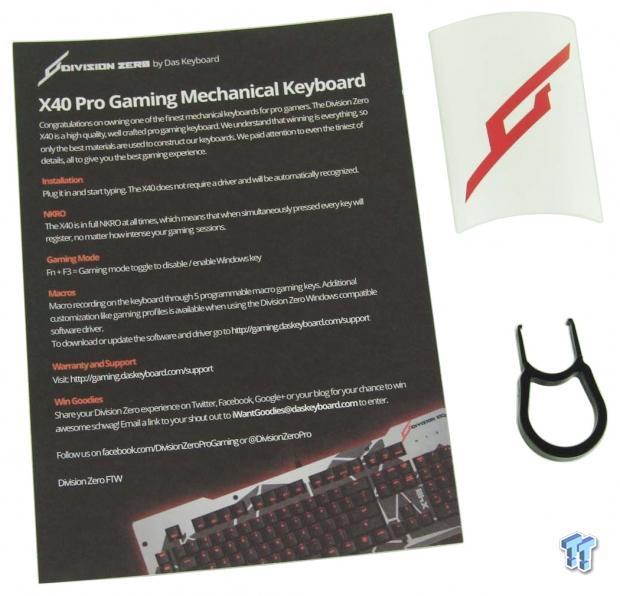 Das Keyboard Division Zero X40 Pro Mechanical Gaming Keyboard Review 10