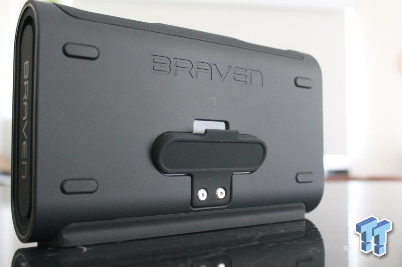 BRAVEN Balance Portable Bluetooth Speaker in Raspberry
