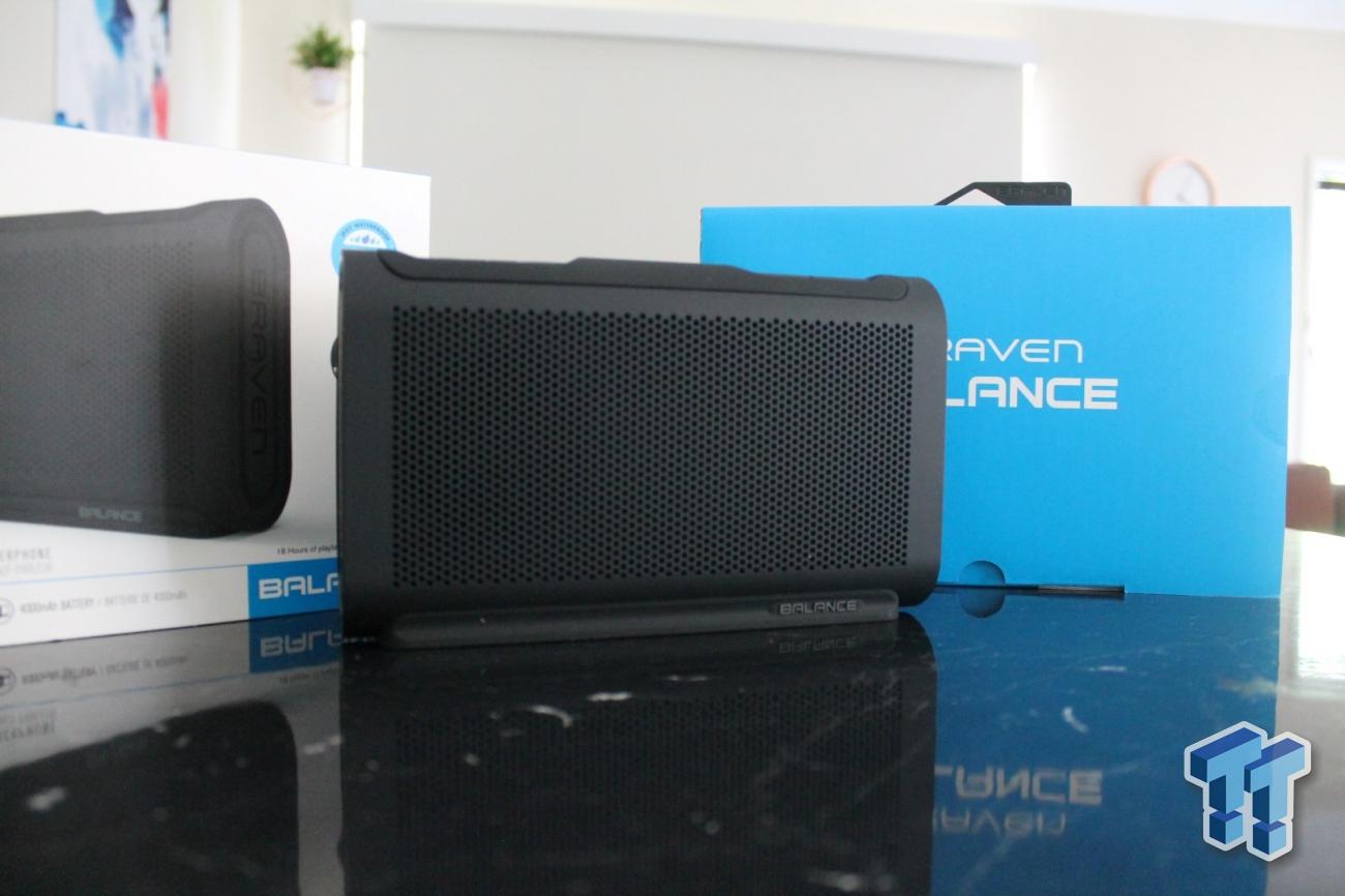 Braven Balance Wireless Bluetooth Speaker with Built In Power Bank  Periwinkle BALPGG