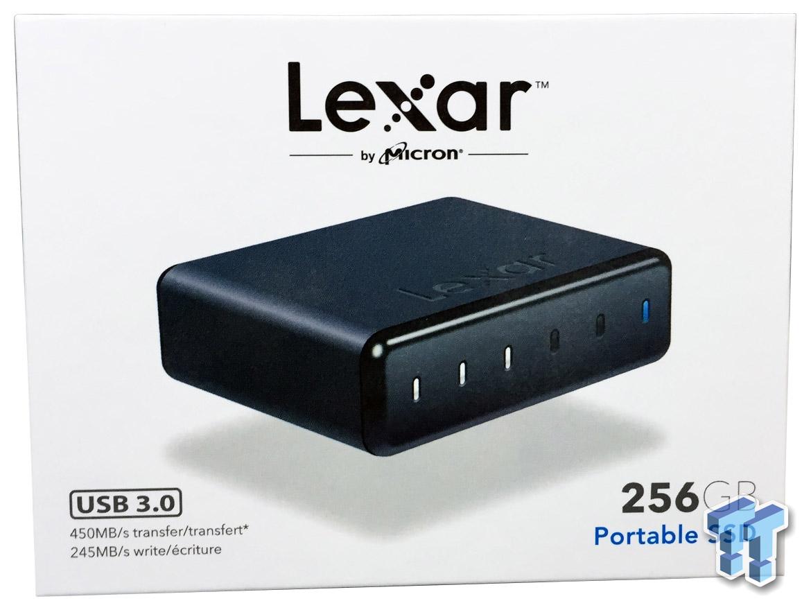 LRWSSD256TBNA Lexar 256GB Portable SSD 