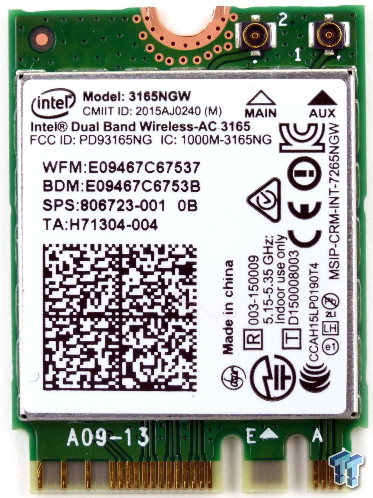 intel dual band wireless ac 3165 review