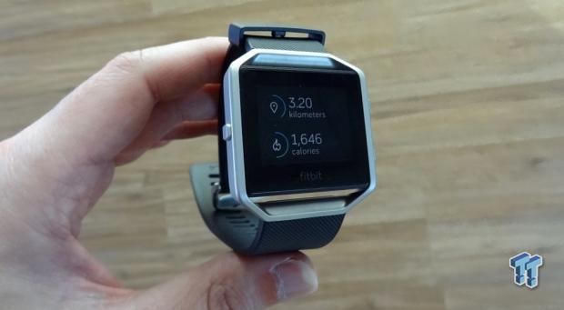 Fitbit blaze fitness cheap smart watch