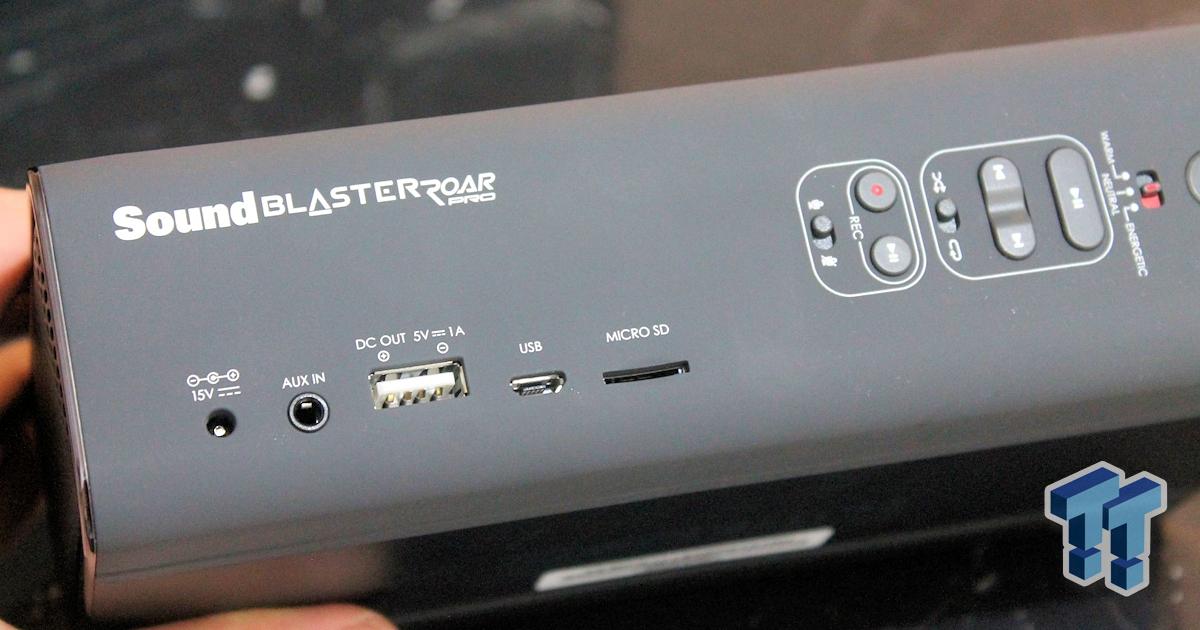 Creative Sound Blaster Roar Pro Bluetooth Portable Speaker Review