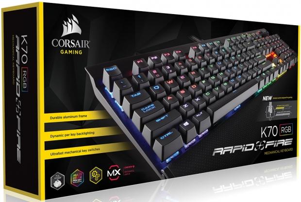 Slip sko skolde Pebish Corsair K70 RGB RAPIDFIRE Mechanical Gaming Keyboard Review