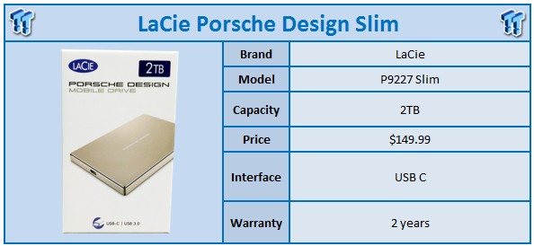 Toestand Vervolg seks LaCie P9227 Porsche Design Slim Drive 2TB USB C Review
