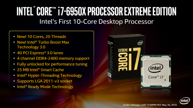 Intel Broadwell-E Core i7-6950X 10-Core Extreme Edition CPU Review 03 Intel Broadwell-E Core i7-6950X 10-Core Extreme Edition CPU Review 03