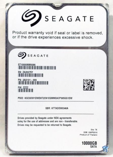 Seagate Enterprise Capacity 3.5 10TB Helium ST10000NM HDD Review 04 Seagate Enterprise Capacity 3.5 10TB Helium ST10000NM HDD Review 04