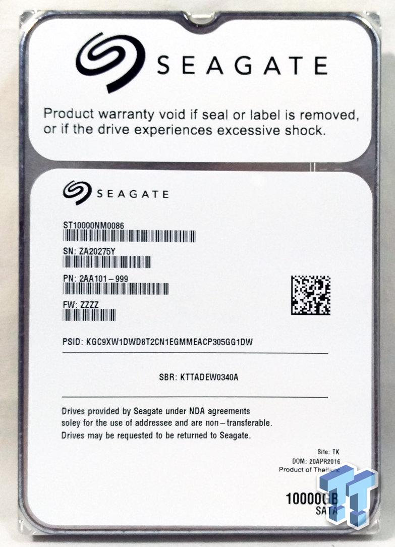 Seagate Enterprise Capacity 3.5 10TB Helium ST10000NM HDD Review